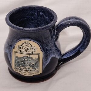 Deneen Pottery The Hillcrest Inn Burlington Wisconsin Stoneware Coffee Mug
